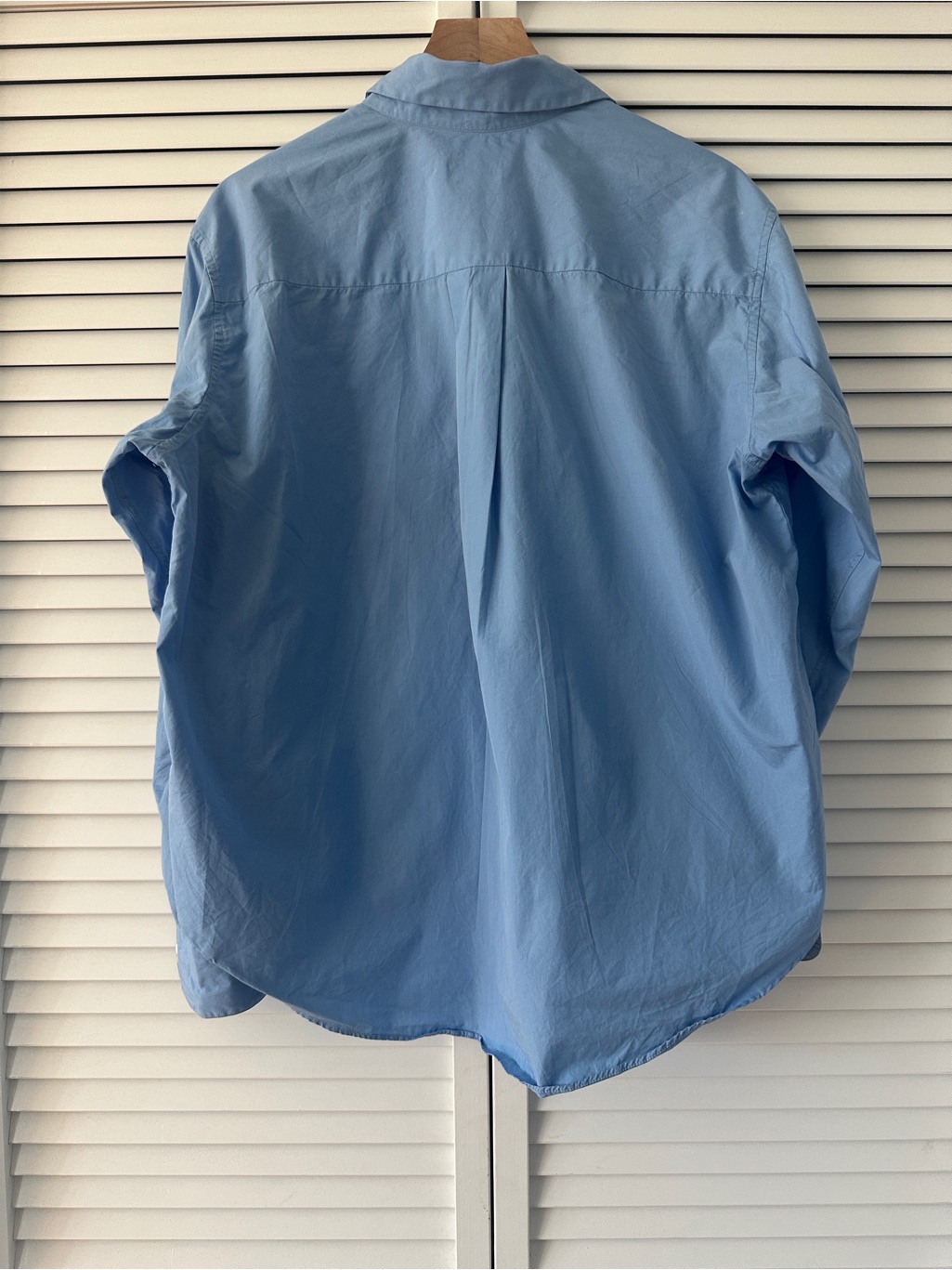 Comme Si La Shirt Classica Cotton In Grecian Blue, Size M — image 5 of 7